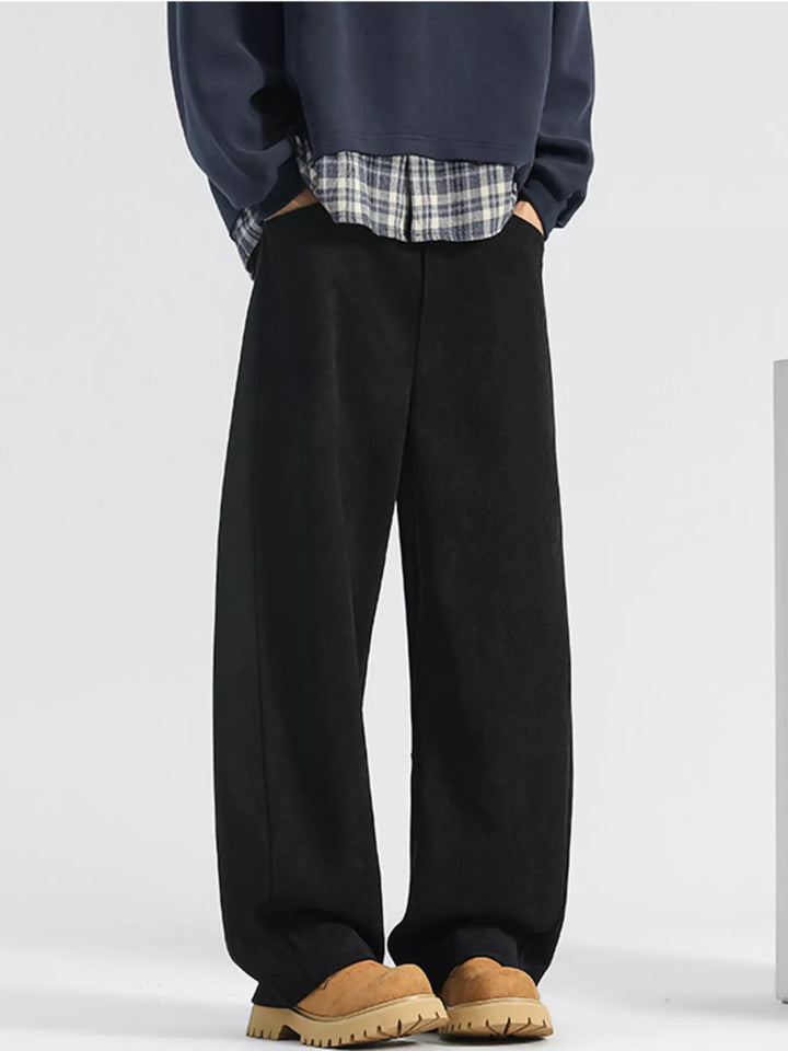 Men's Plus Size Loose Fit Corduroy Pants