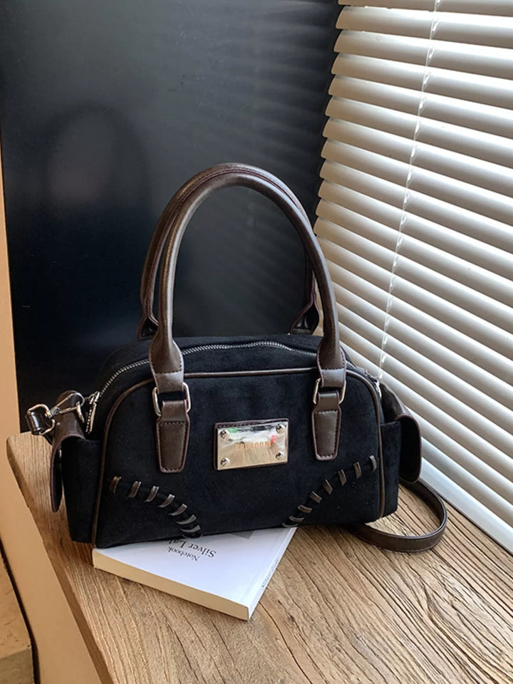 Vintage Top Handle Crossbody Bag