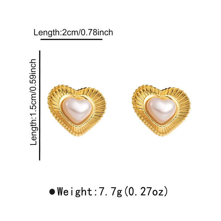 18K Gold-Plated Stud Earrings