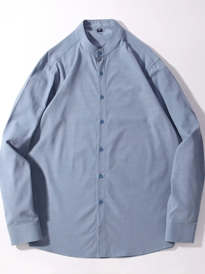 Men's Full Size Button Up Long Sleeve Shirt Plus Size