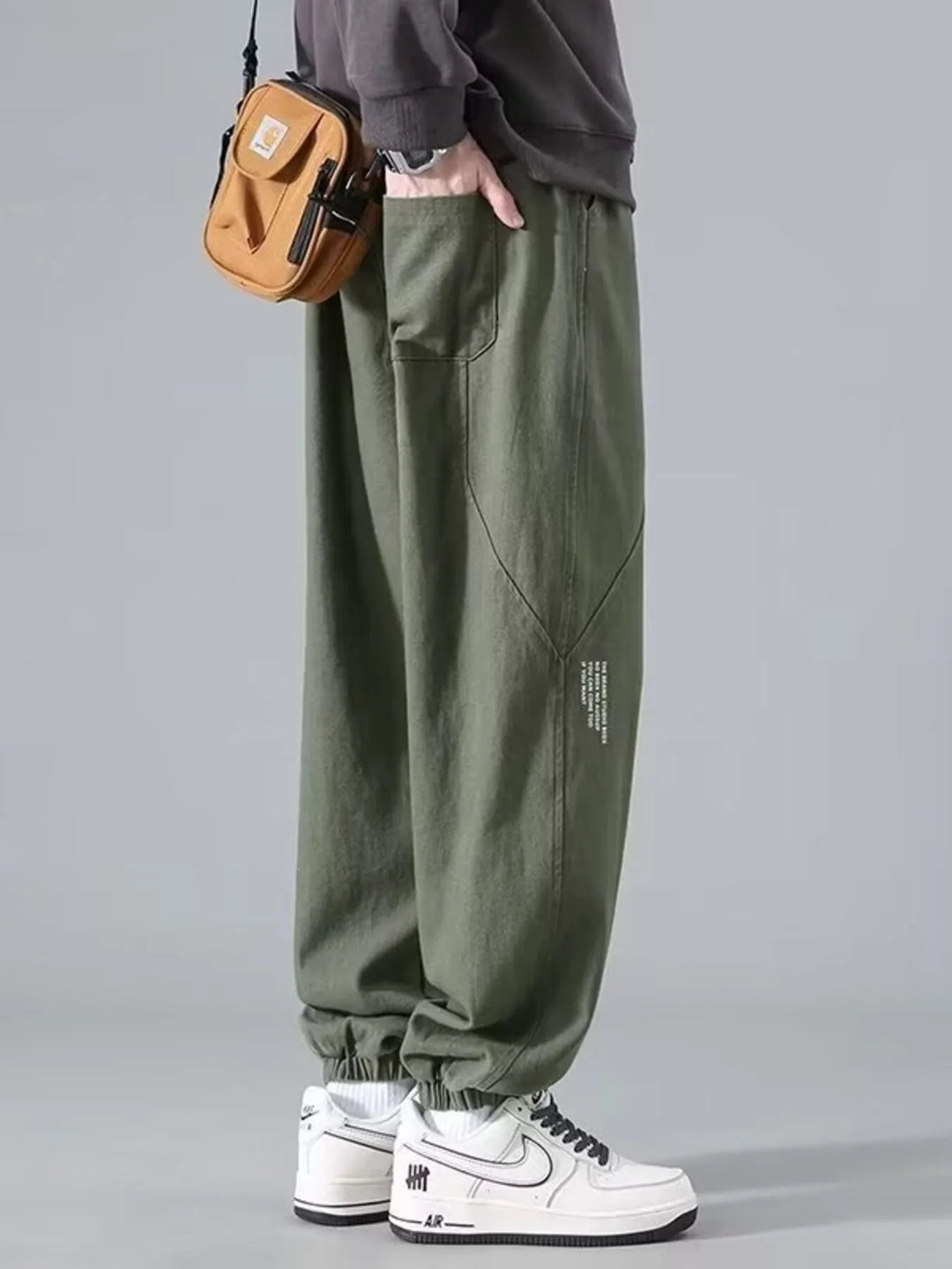 Men's Plus Size Relaxed Fit Jogger Pants