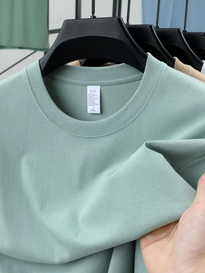 Men's Plus Size Round Neck Short Sleeve T-Shirt