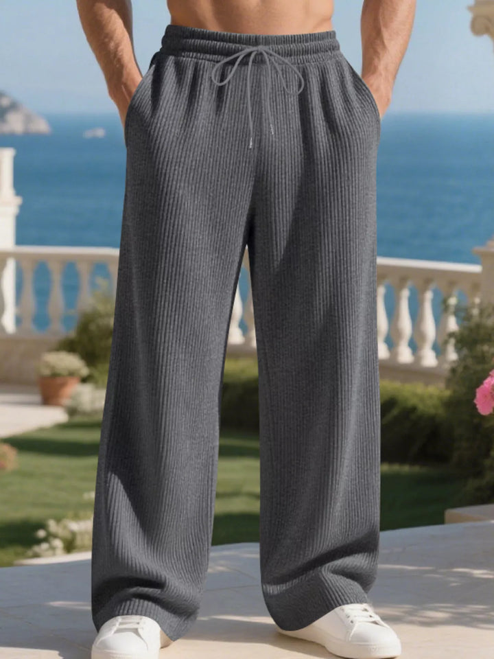 Men's Full Size Relaxed Fit Drawstring Pants Plus Size