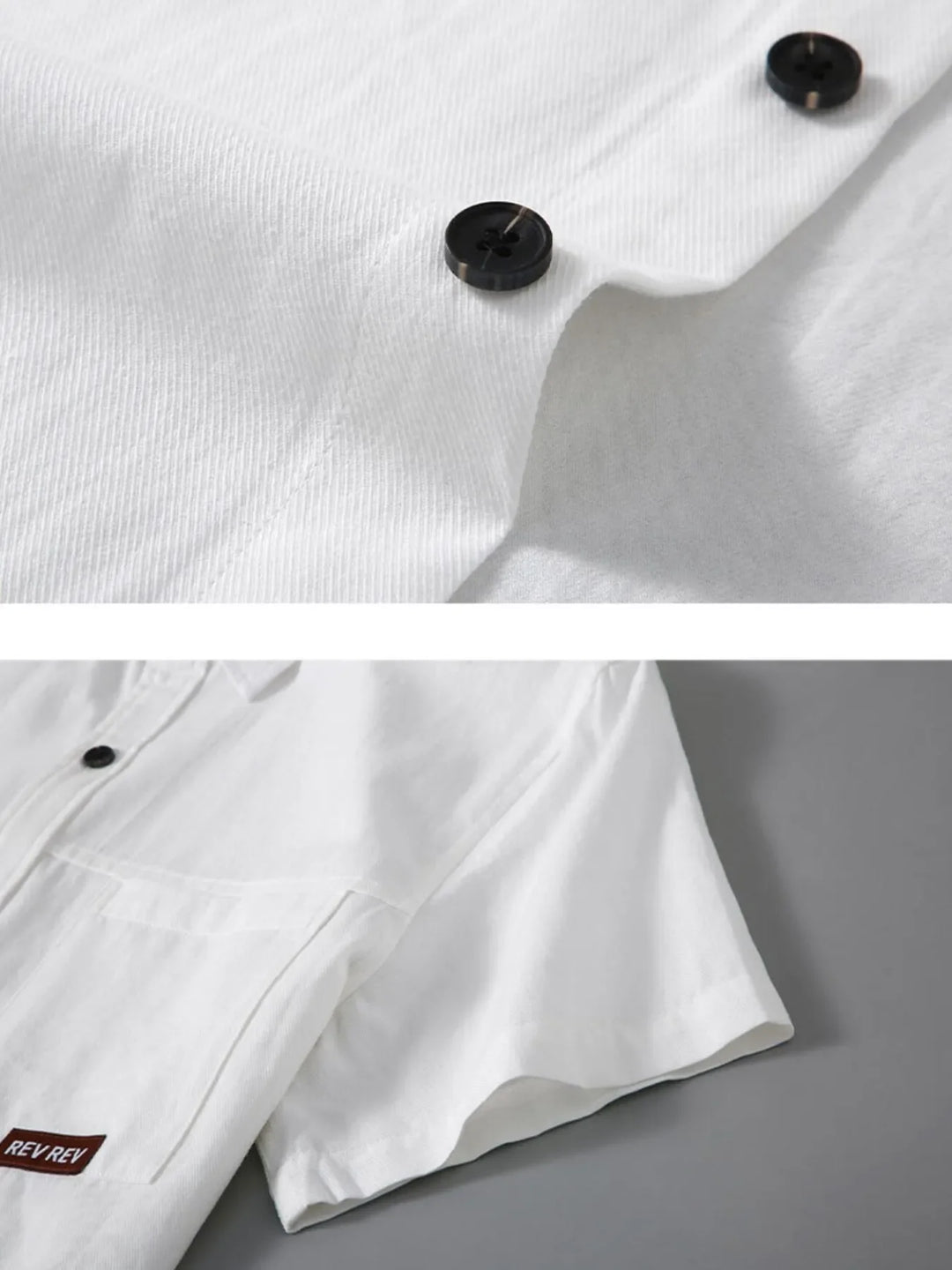Men's Plus Size Button Up Short Sleeve Shirt