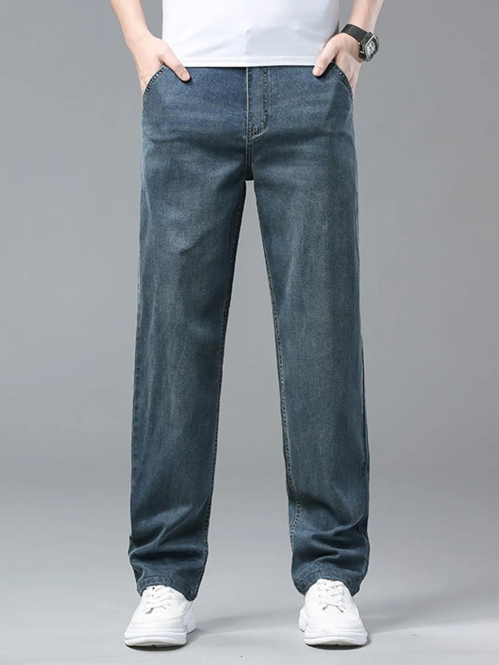 Men's Washed Straight Fit Comfort Pants