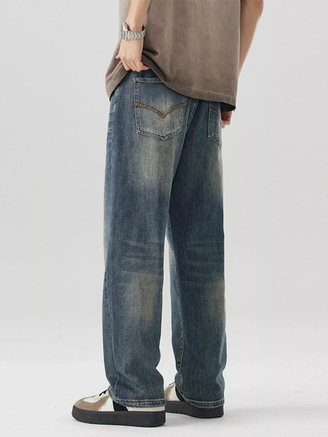 Men's Wide Leg Jeans
