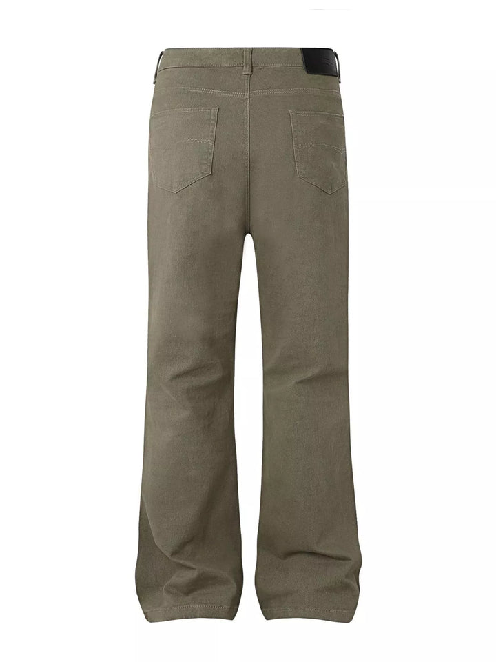 Men's High-Waisted Flare Leg Pants