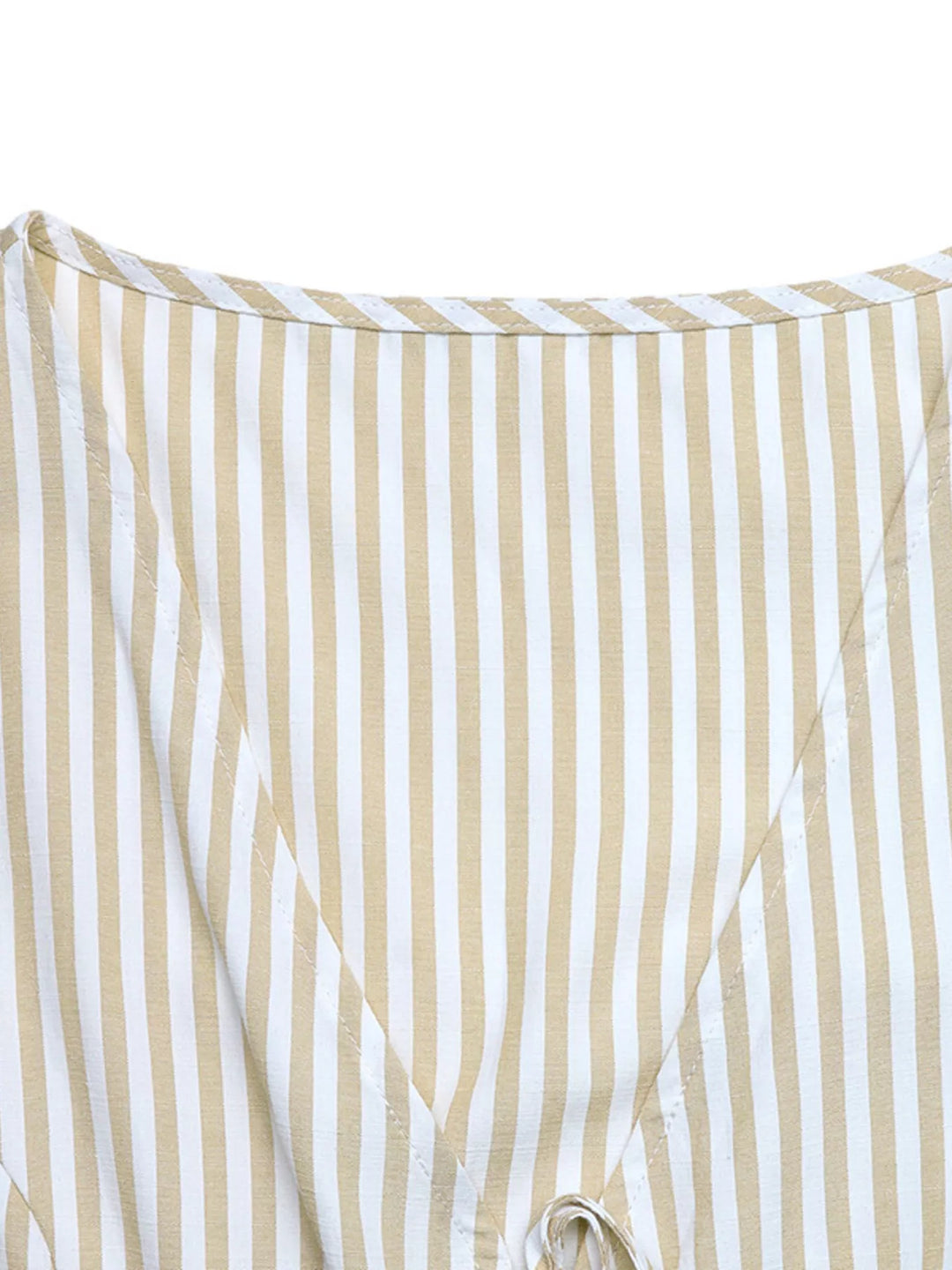 Striped Vest & Wide Leg Pants Set