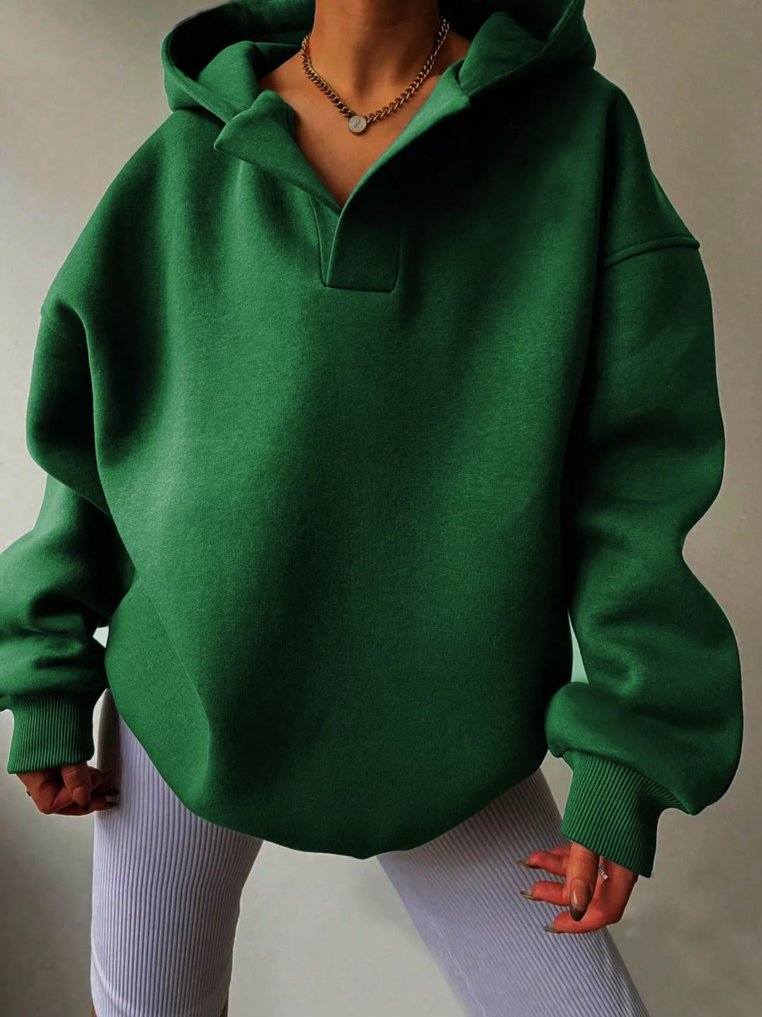 Dropped Shoulder Long Sleeve Sweatshirt