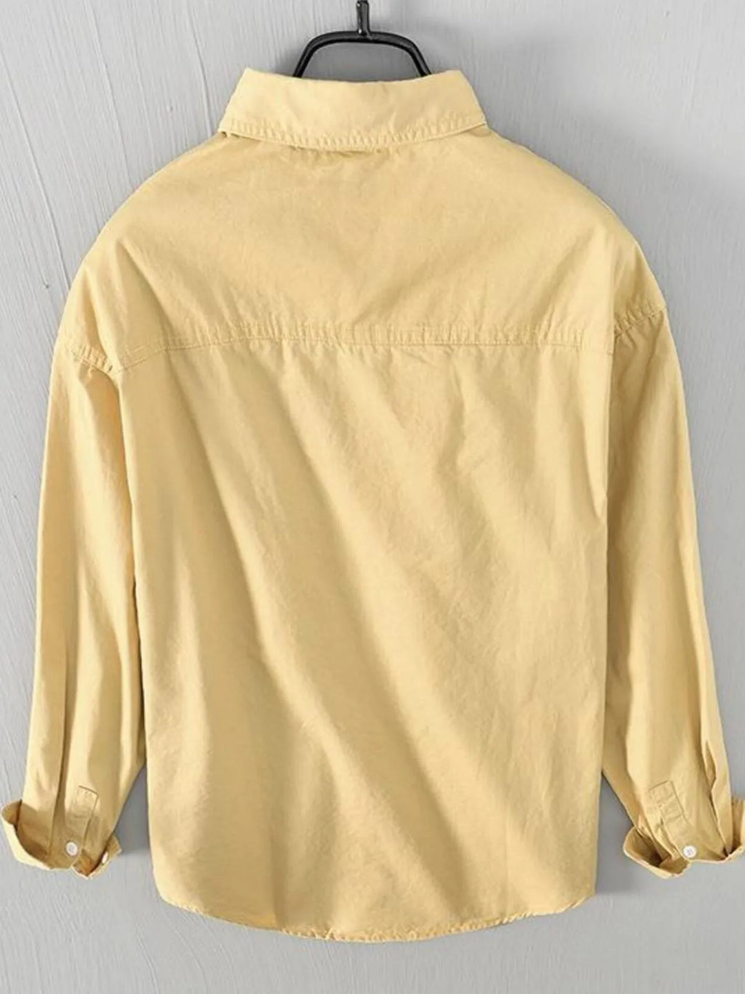 Men's Plus Size Button Up Long Sleeve Shirt