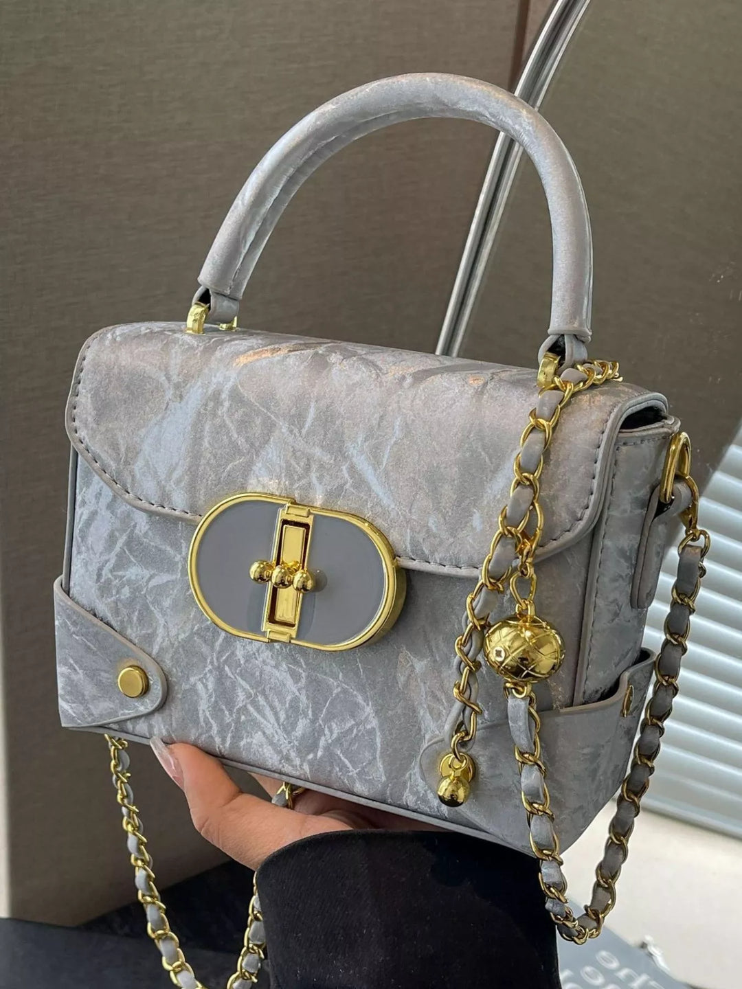 Top Handle Crossbody Bag