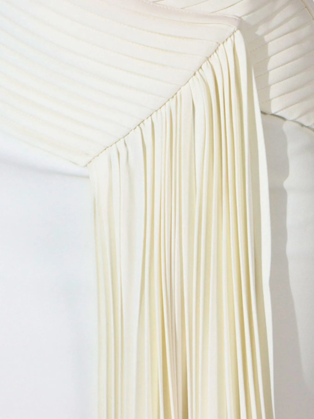 Single Shoulder Pleated Dress