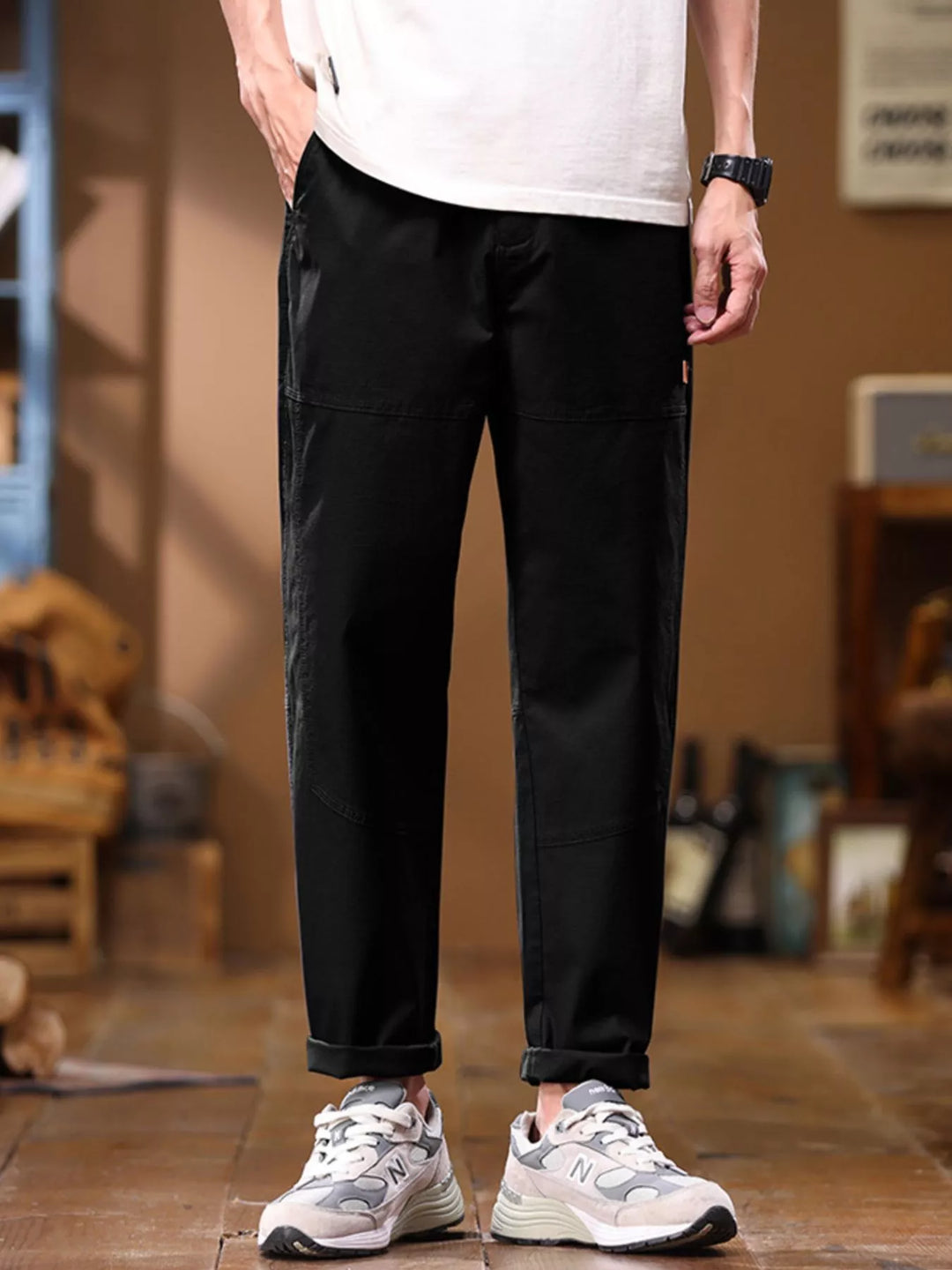 Men's Full Size Loose Fit Pants Plus Size