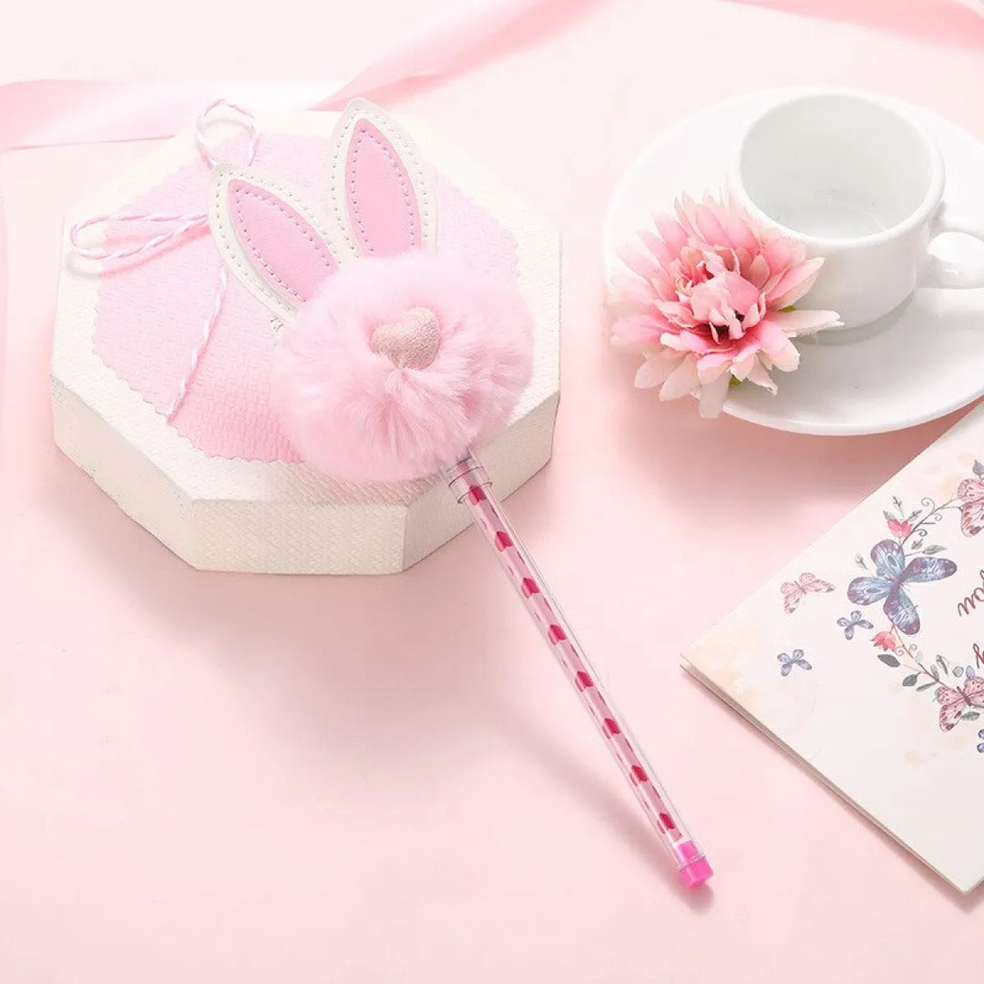1X Candy Plush Rabbit Gel Pen