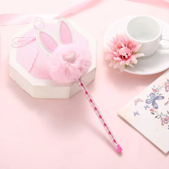 1X Candy Plush Rabbit Gel Pen