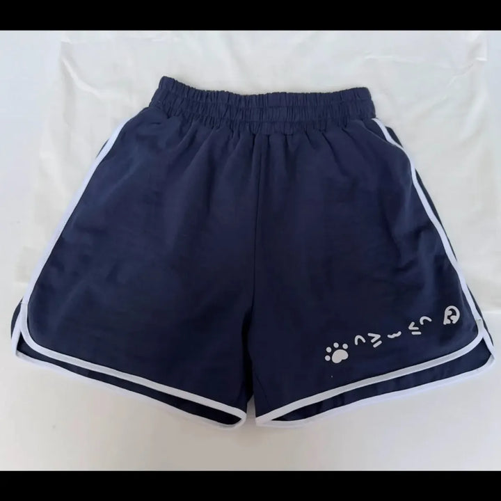 Harajuku Cat Print Summer Shorts