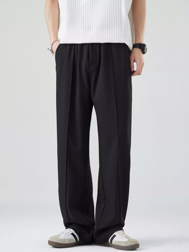 Men's Full Size Casual Loose Fit Drawstring Pants Plus Size