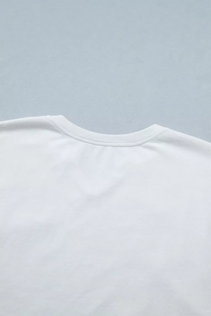 Patriot Star Patched Notched Neck Mineral Washed Tee
