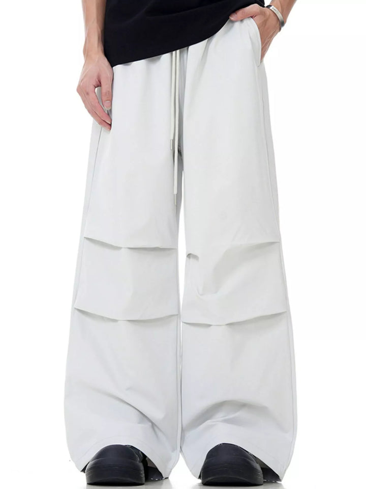 Men's Wide-Leg Drawstring Pants