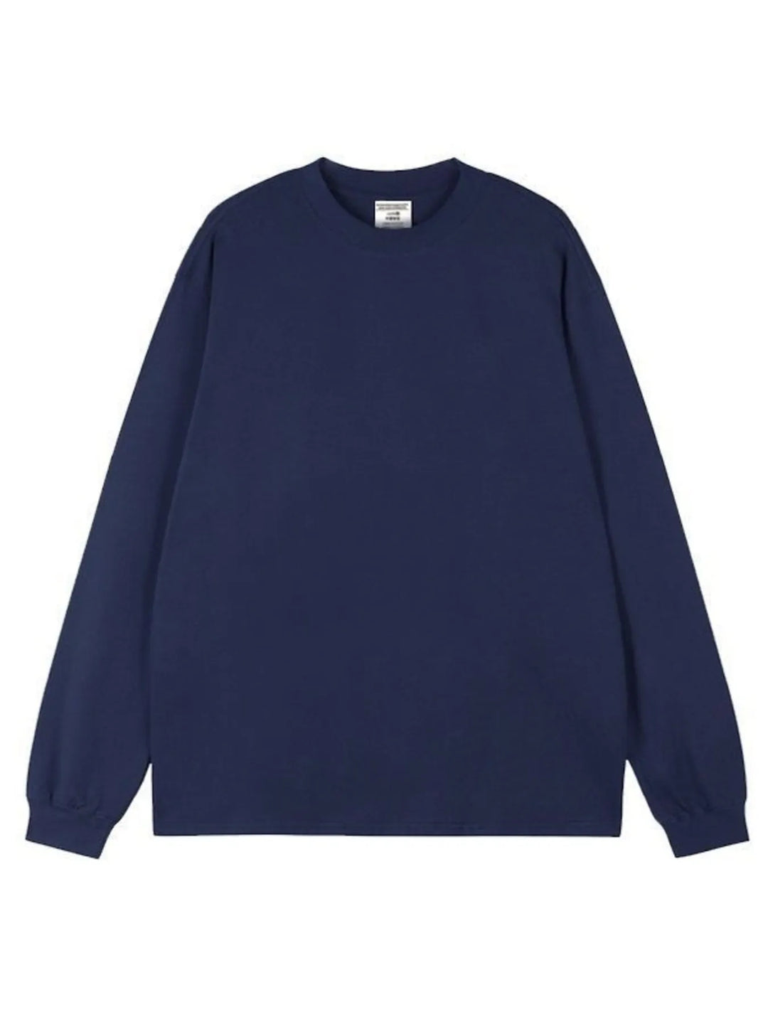 Men's Plus Size Round Neck Long Sleeve T-Shirt