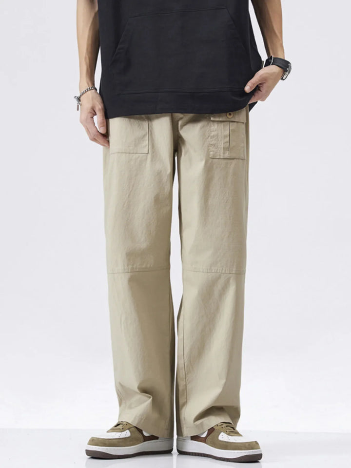 Men's Full Size Relaxed Fit Cargo Pants Plus Size