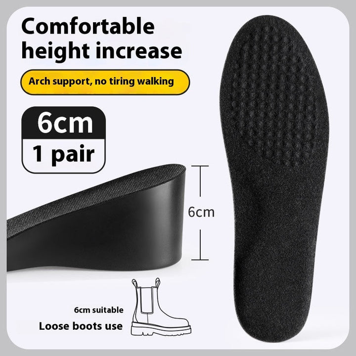 Male Invisible Shock-absorbing Inner Height Increasing Insole