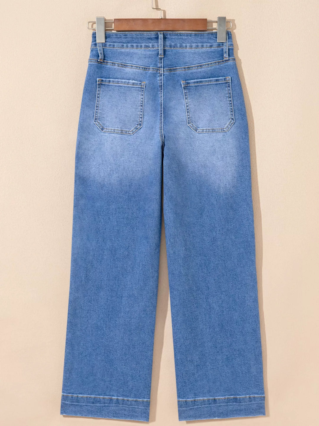 High-Waisted Wide Leg Flare Jeans