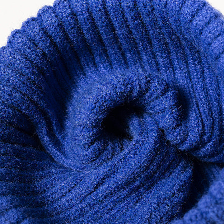 Knitted Cuff Short Fisherman Hat Mens Womens Winter Warm Beanie