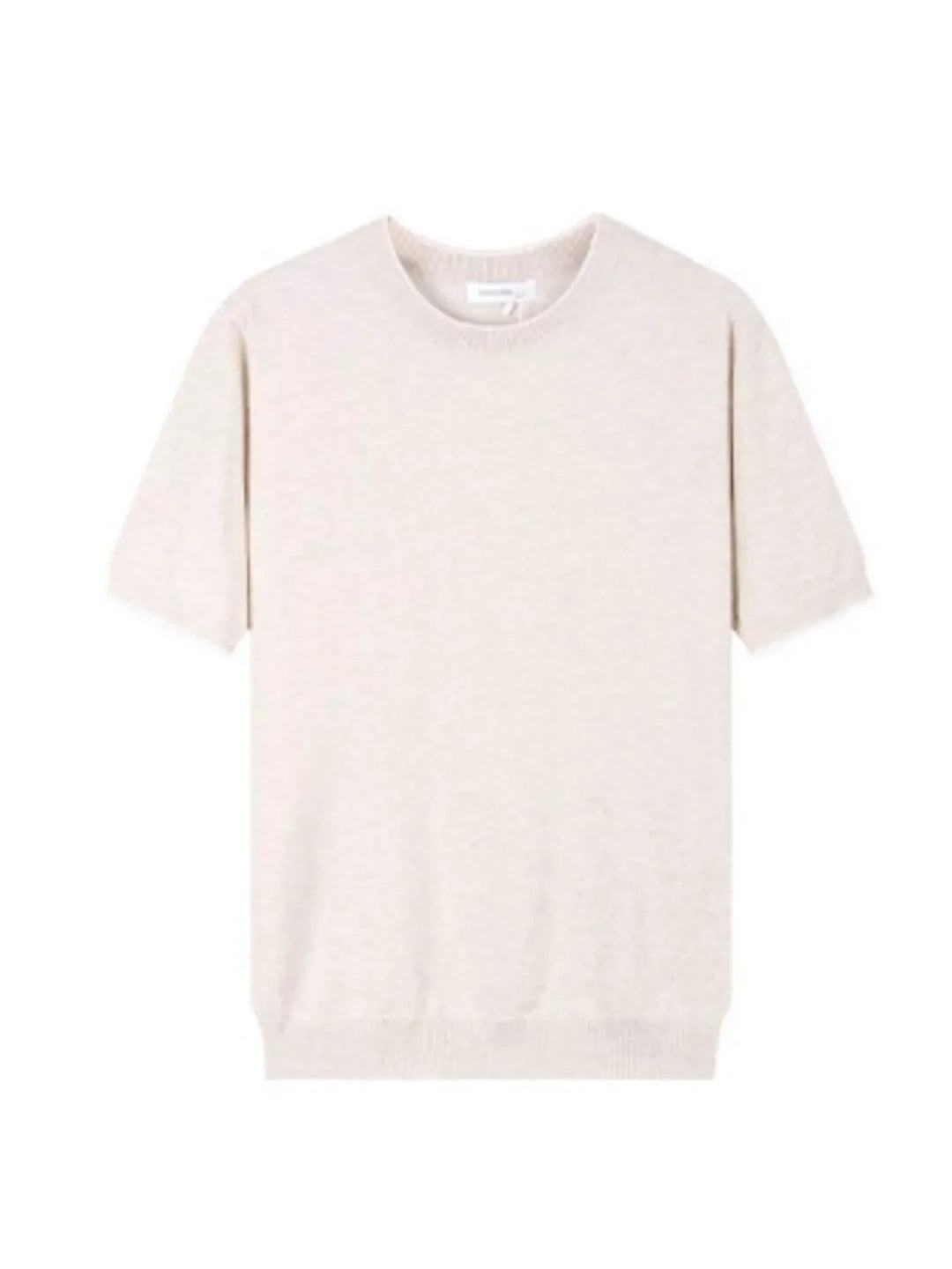 Men's Plus Size Contrast Trim Crew Neck T-Shirt