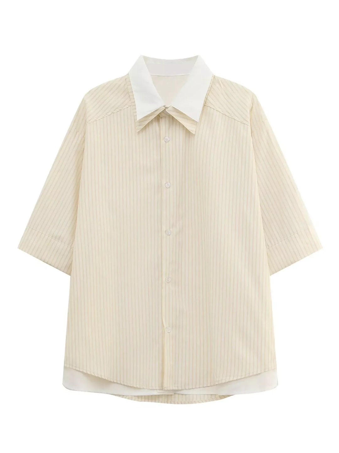 Men's Striped Button Up Shirt