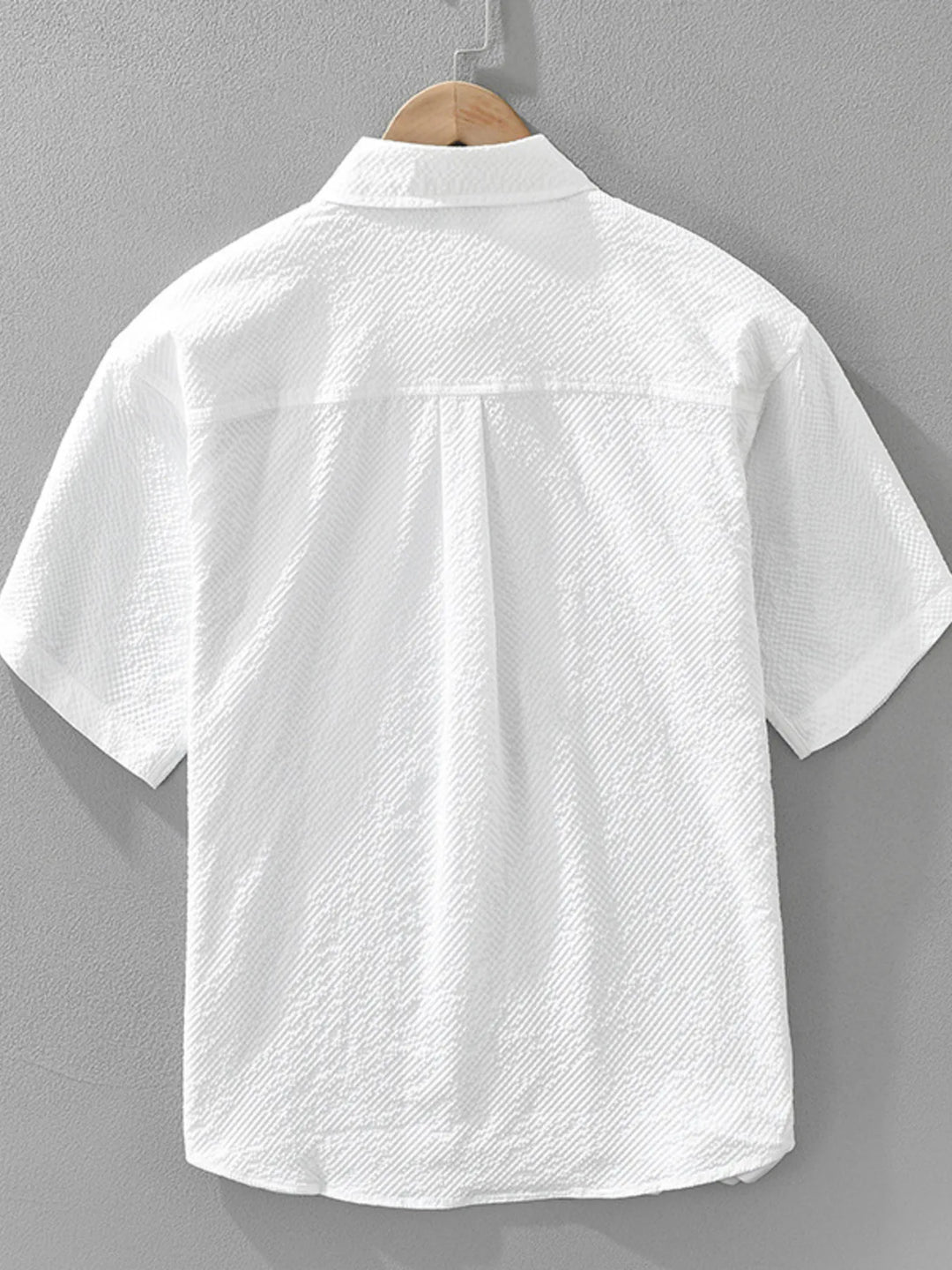 Men's Plus Size Button Up Short Sleeve Shirt