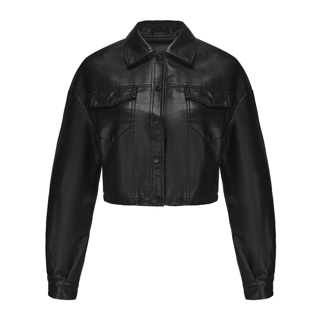 Women's Long-sleeved Single-breasted Short Jacket European And American