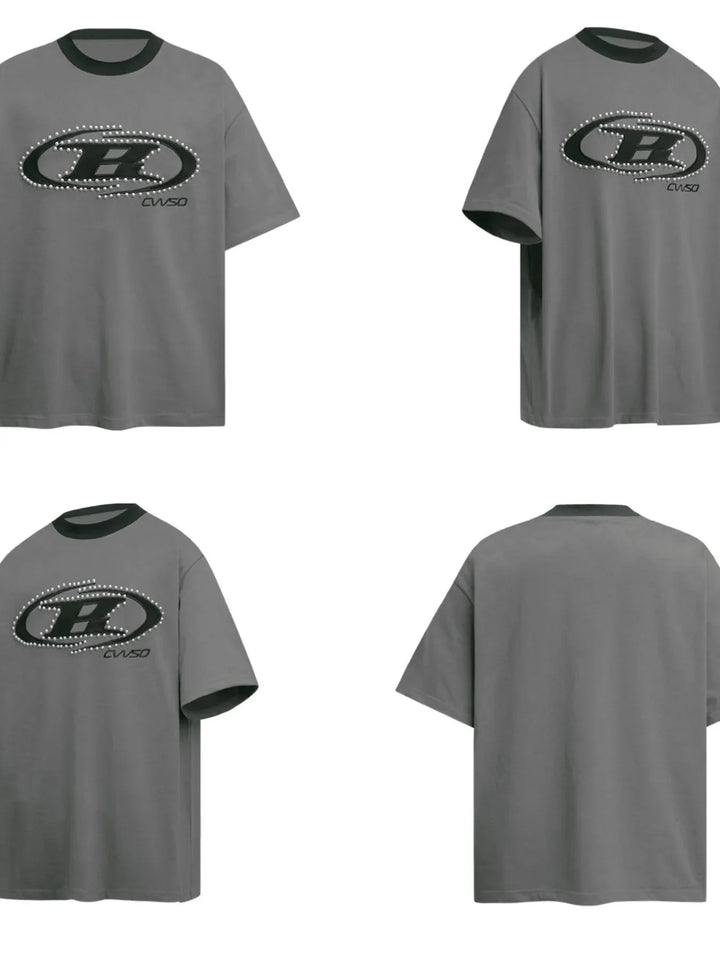 Men's Pearl Detail Short Sleeve T-Shirt