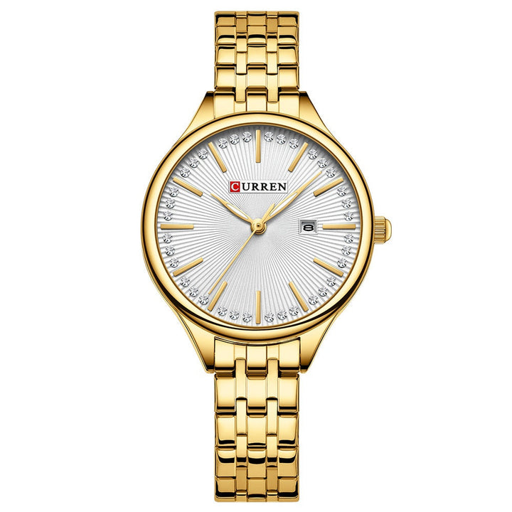Womens Waterproof Simple Bar-Clasp Watch