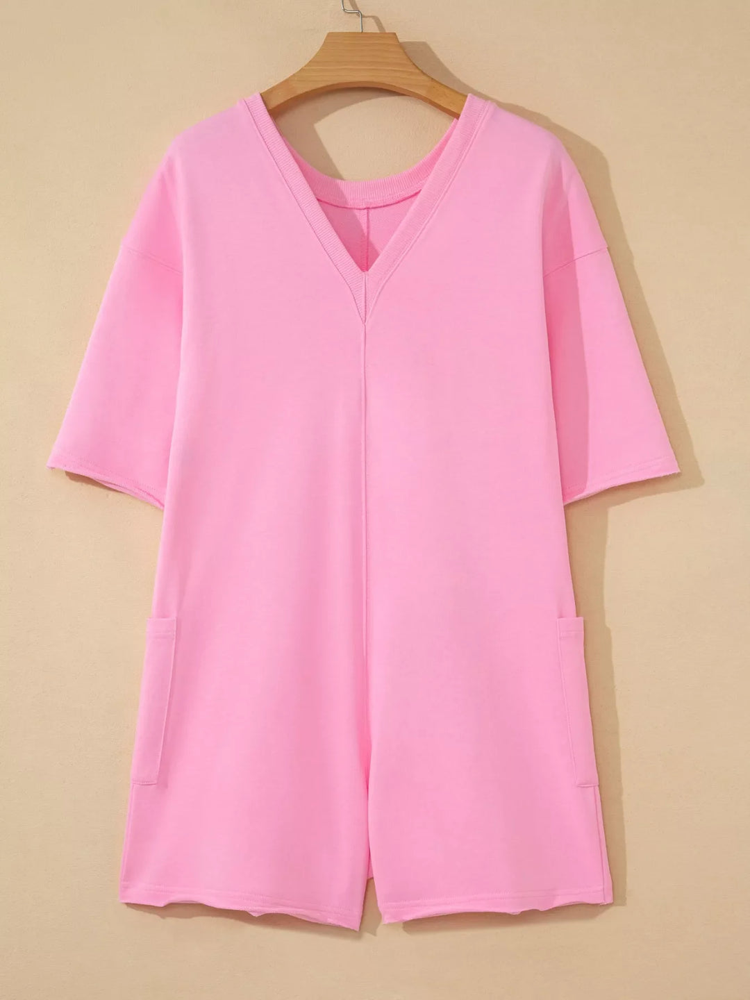 Casual Loose Half Sleeve Romper