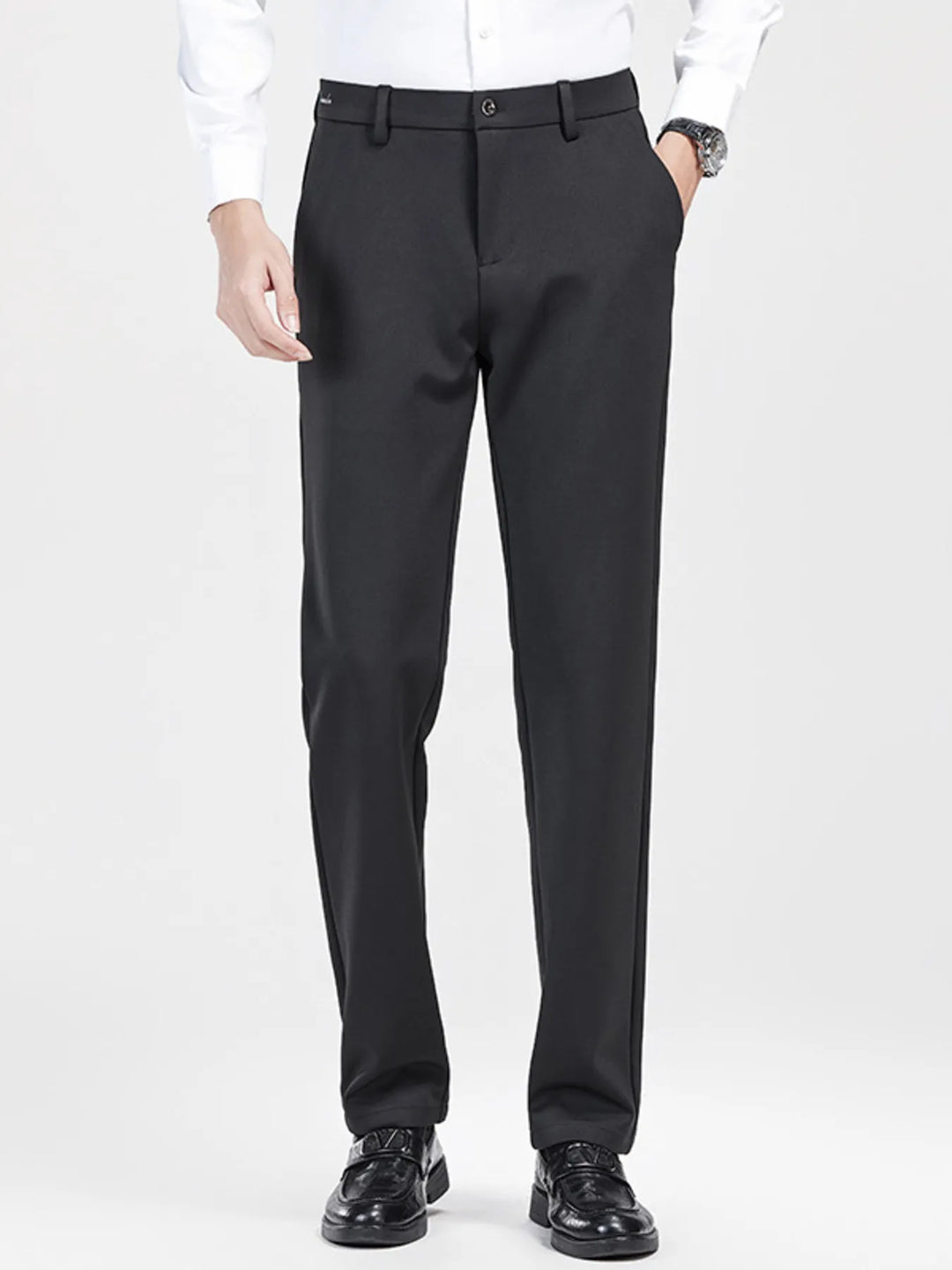 Men's Slim Fit Pants with Pockets