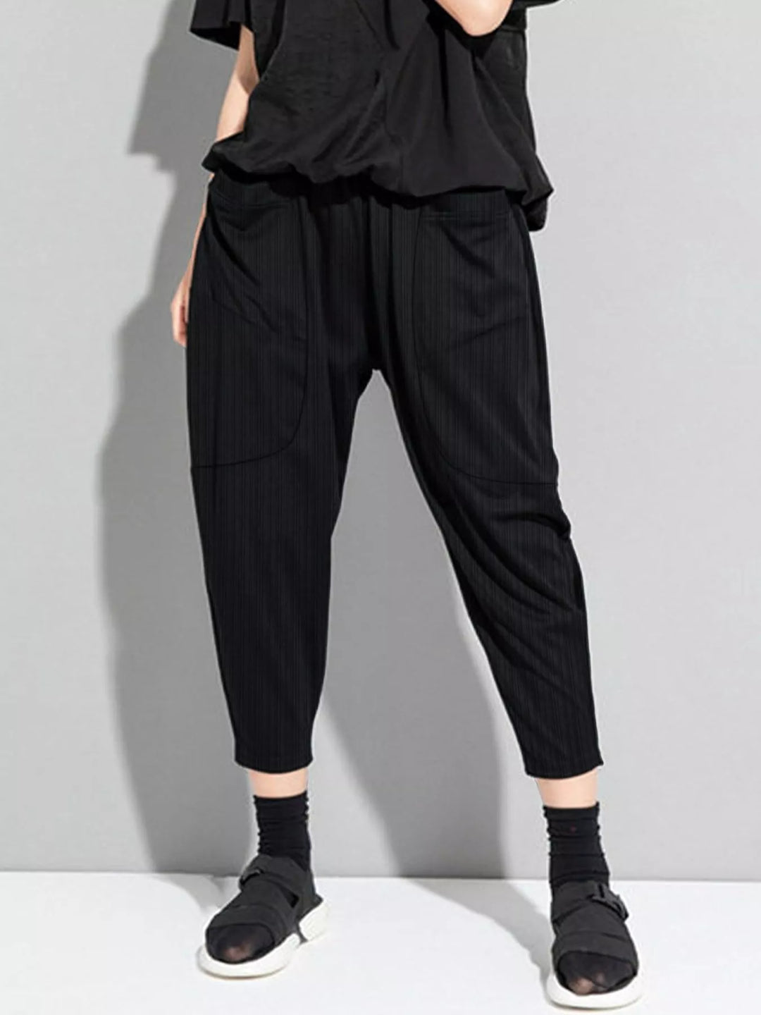 Plus Size Loose Fit Harem Pants
