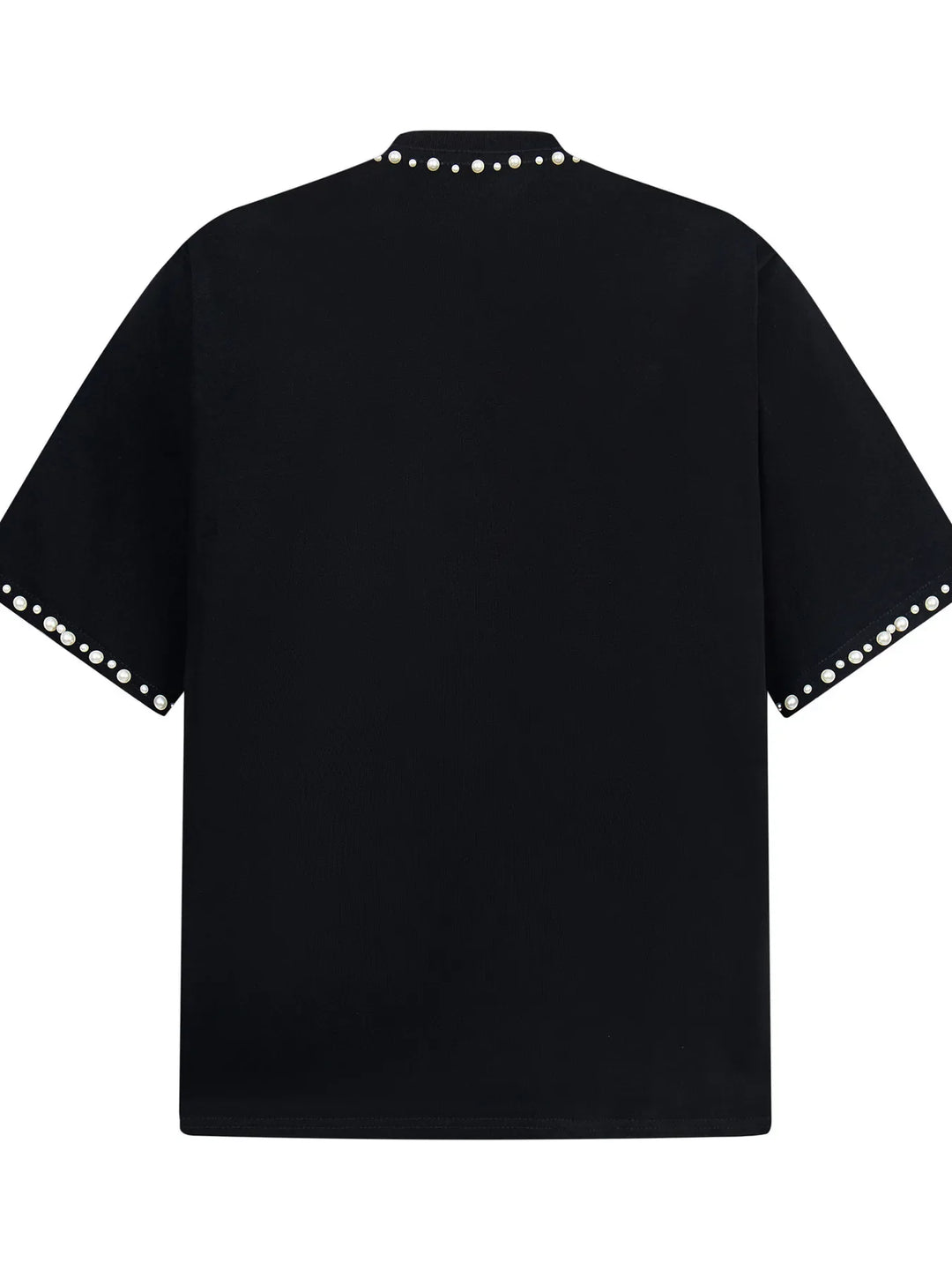 Men's Pearl Detail Round Neck T-Shirt