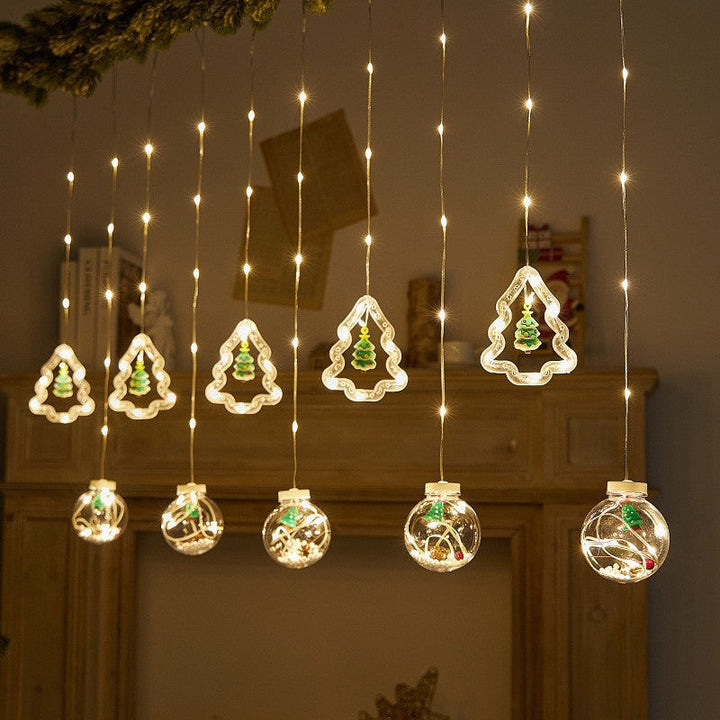 Christmas Curtain Lighting Chain Decoration