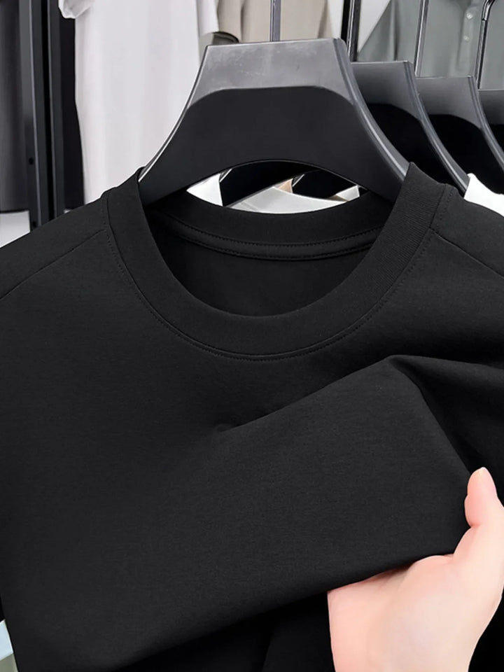 Men's Plus Size Round Neck Short Sleeve T-Shirt