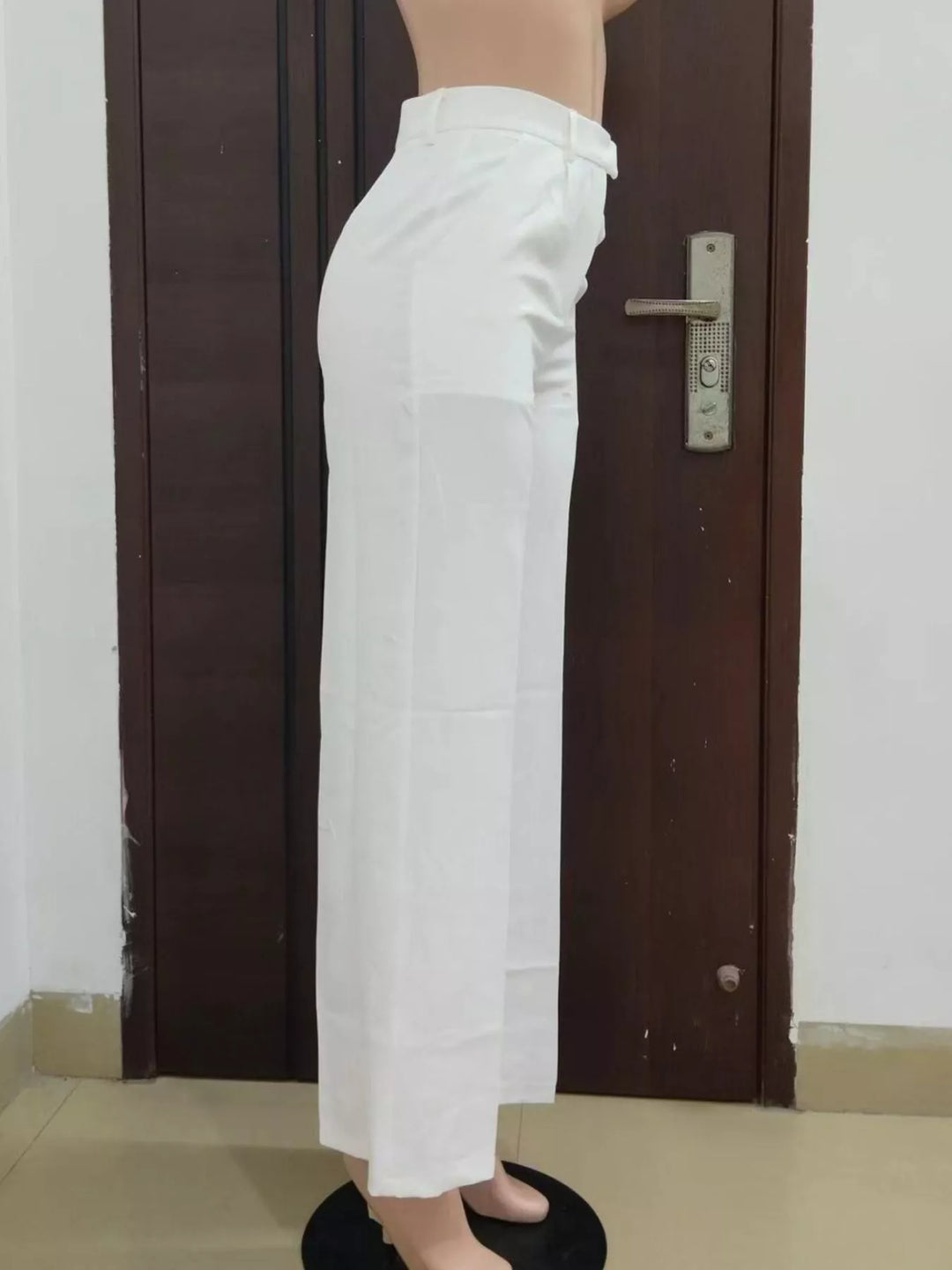 High-Waisted Wide-Leg Pants