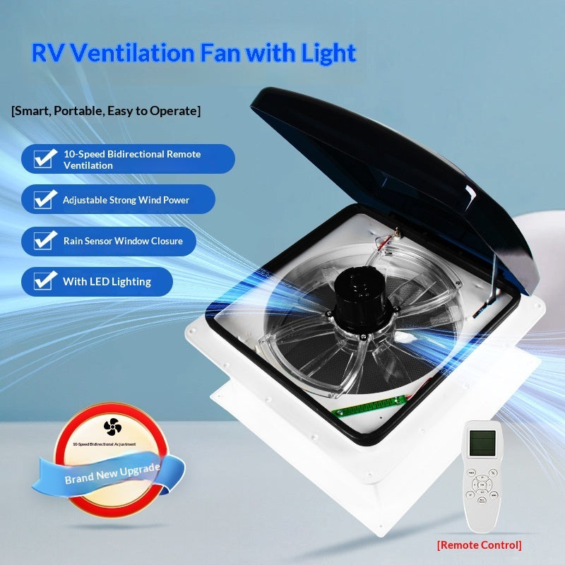12V RV Exhaust Fan Motorhome Trailer Manual Ventilation Fan