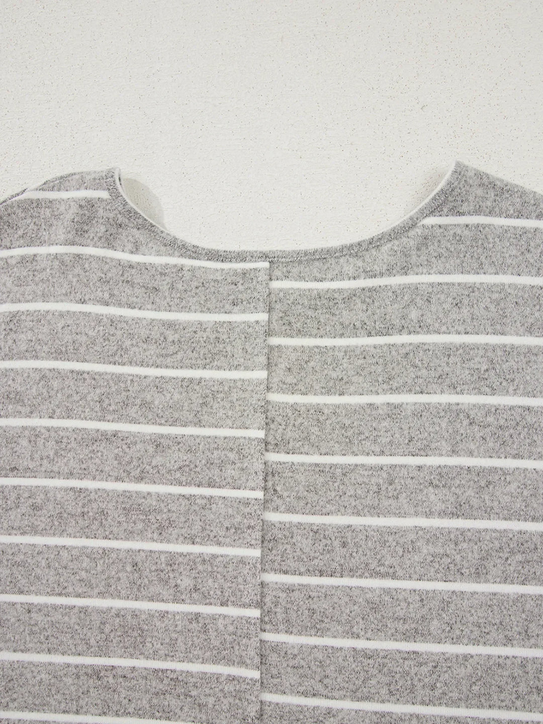 Stripe Dolman Sleeve Drop Shoulder Top