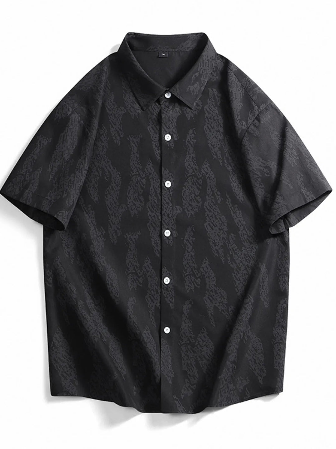 Men's Plus Size Casual Short Sleeve Shirt