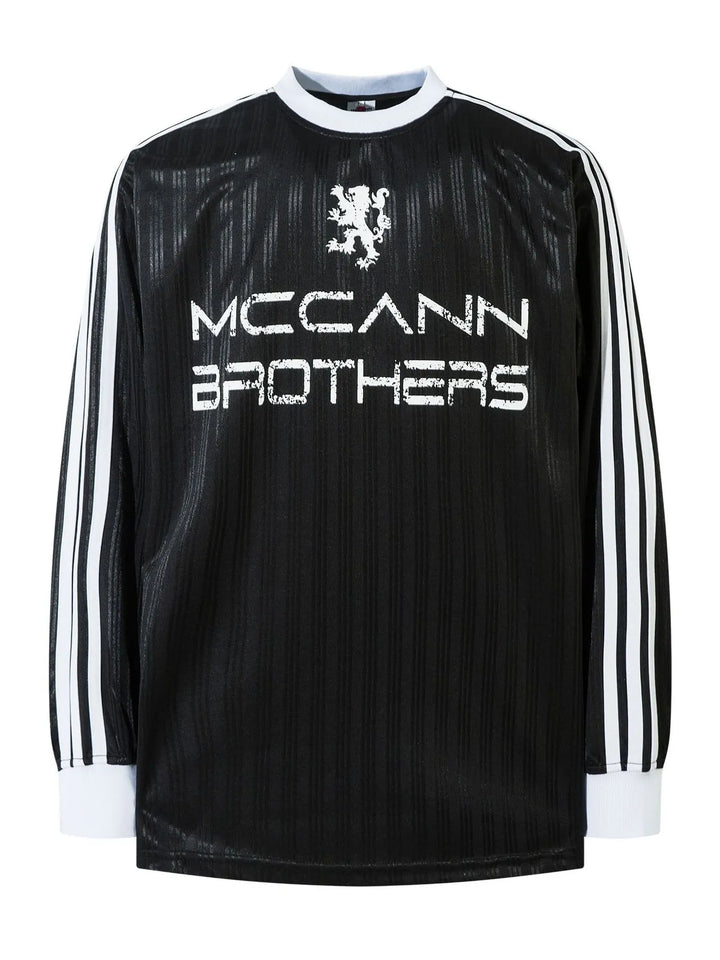 Men's Side Striped Round Neck Top