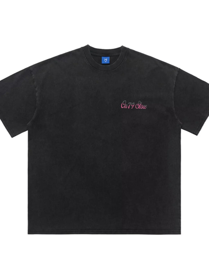 Men's Vintage Graphic Oversized T-Shirt