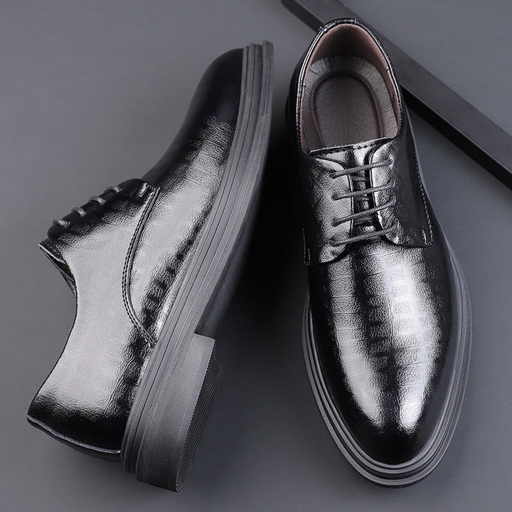 New Mens Pointed-toe Business Leather Shoes