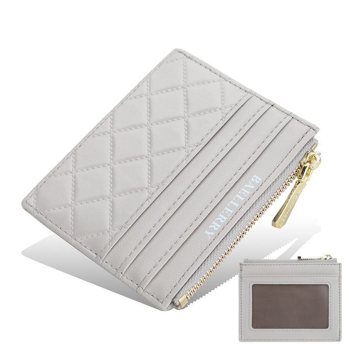 Womens Drivers License Card Holder Slim Zippered ID Case