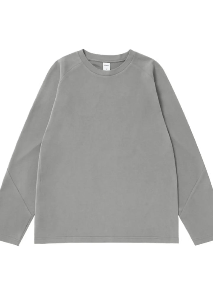 Men's Oversized Round Neck Long Sleeve T-Shirt