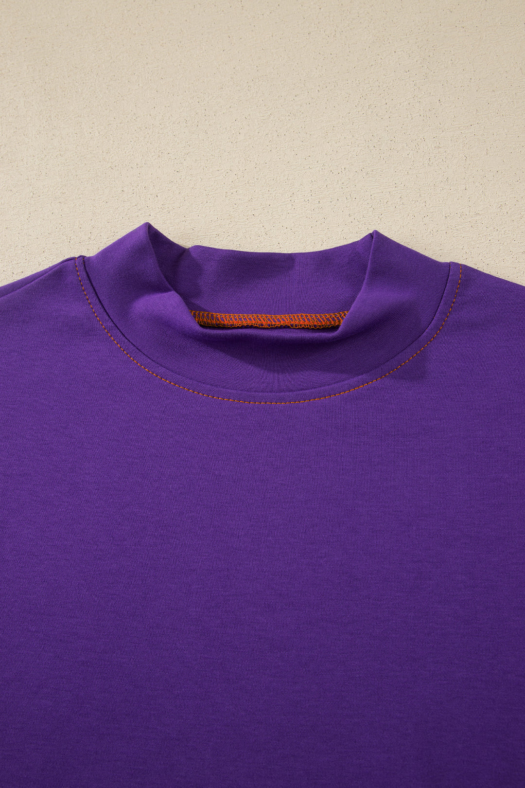 Tillandsia Purple Reversible Contrast-Stitched T-Shirt